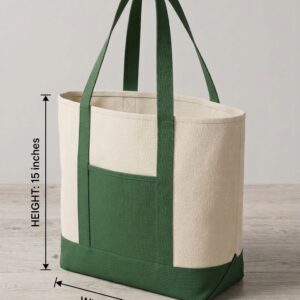 Evergreen Boat Tote